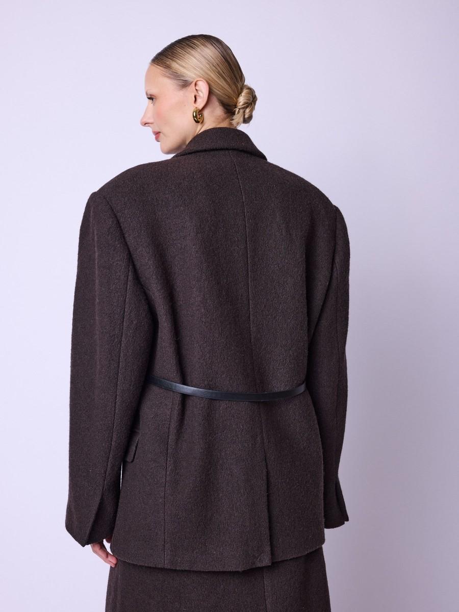Berenice Blazer VILA Blazer Oversize Avec Ceinture
