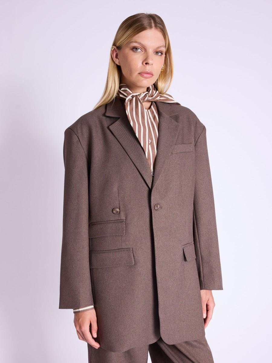 Berenice Blazer VIN Blazer Oversize Marron