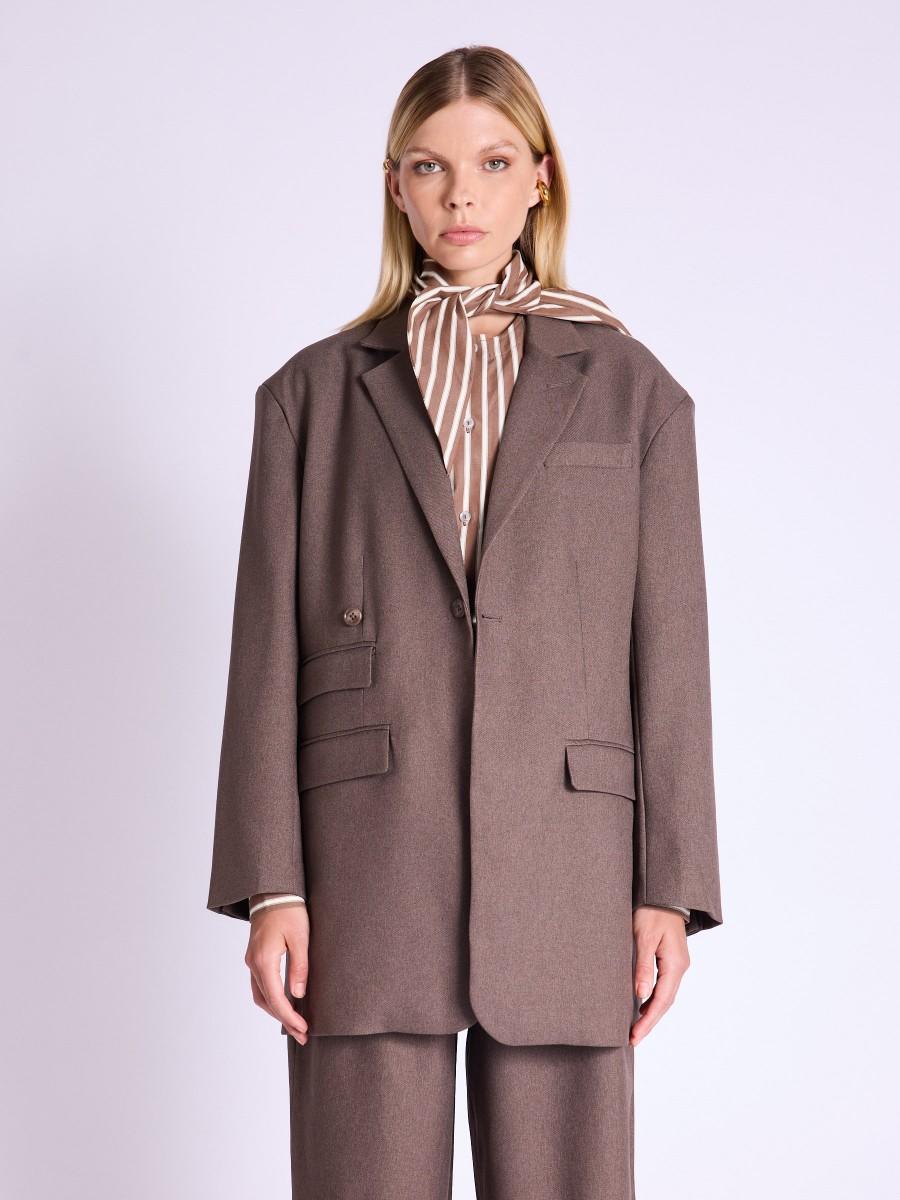 Berenice Blazer VIN Blazer oversize marron Berenice Blazer VIN Blazer oversize marron