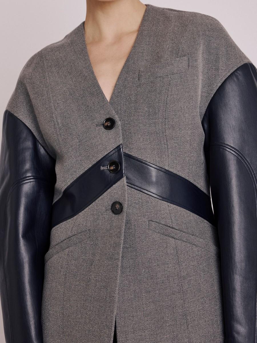 Berenice Blazer VISIA Blazer Cintré En Bi-matière