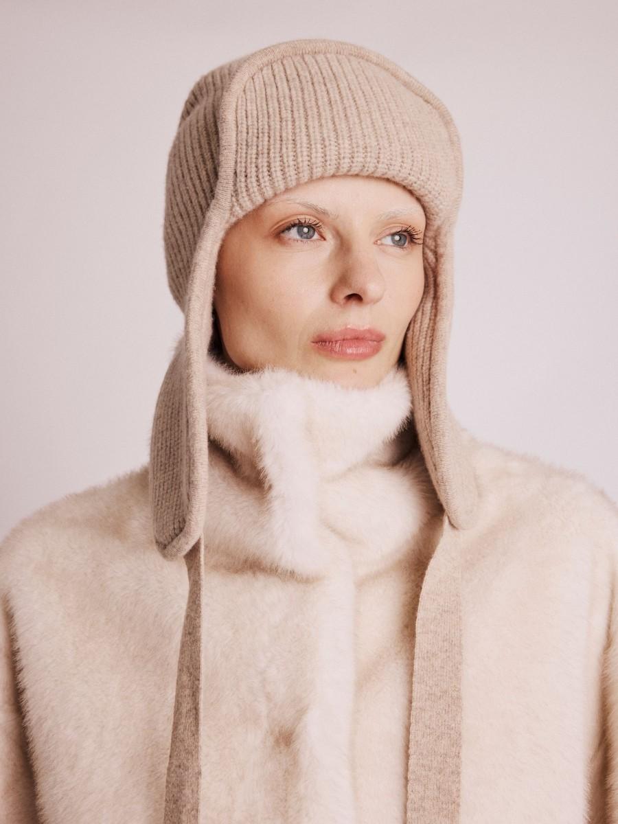 Berenice Chapka ODIN Chapka en laine beige Berenice Chapka ODIN Chapka en laine beige