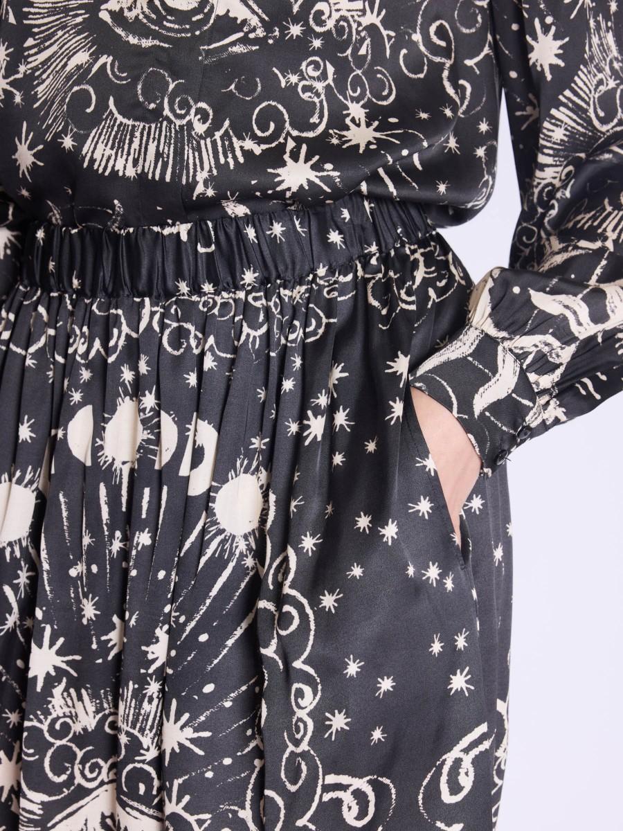 Berenice Chemise CALIA Chemise Imprimé Astral Noir