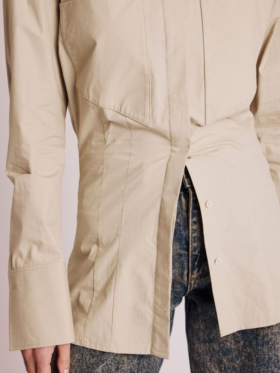 Berenice Chemise CURTIS Chemise Beige Cintrée