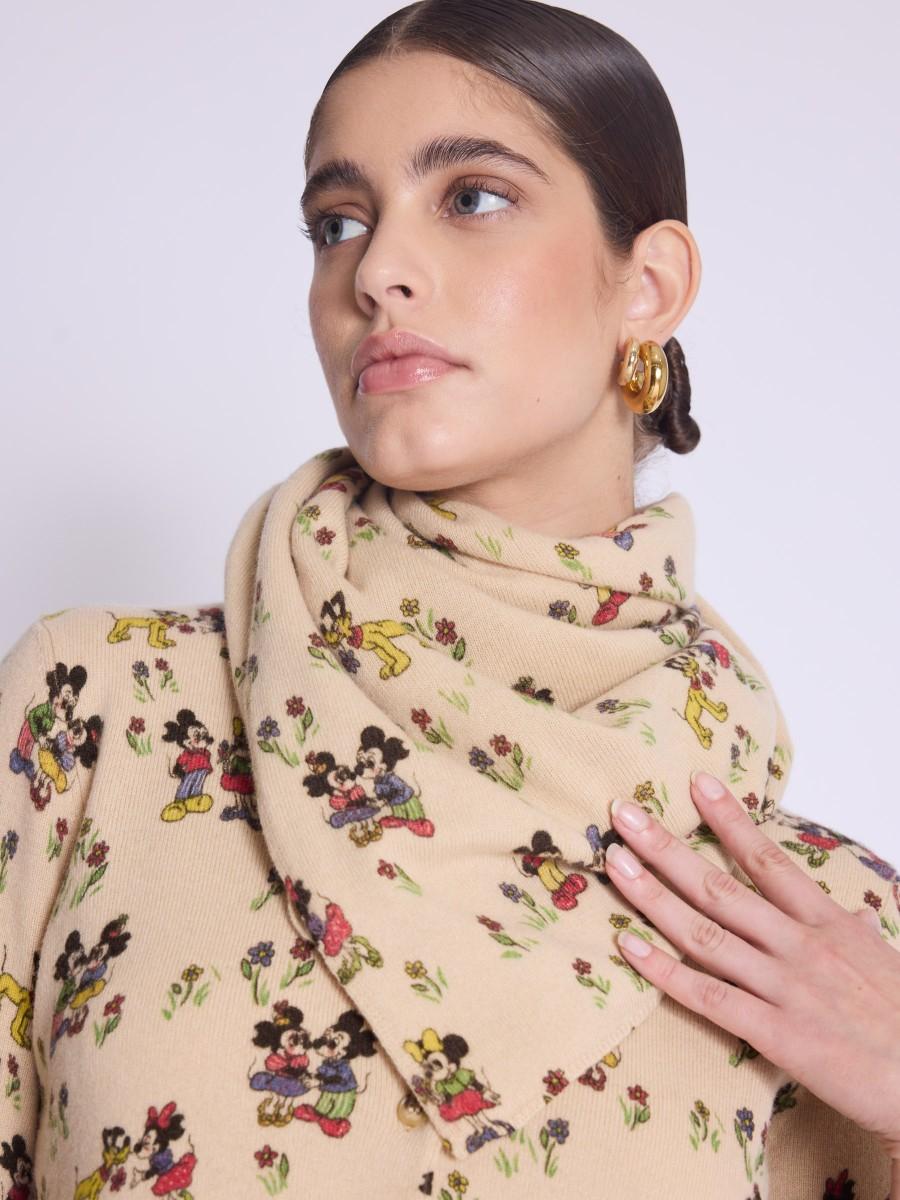 Berenice Echarpe OMICK Écharpe Imprimée Mickey