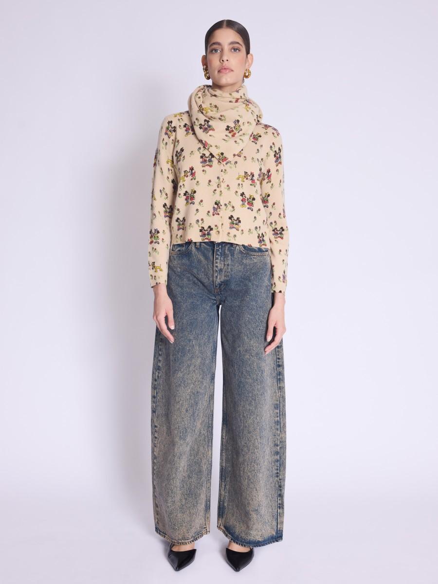 Berenice Echarpe OMICK Écharpe Imprimée Mickey