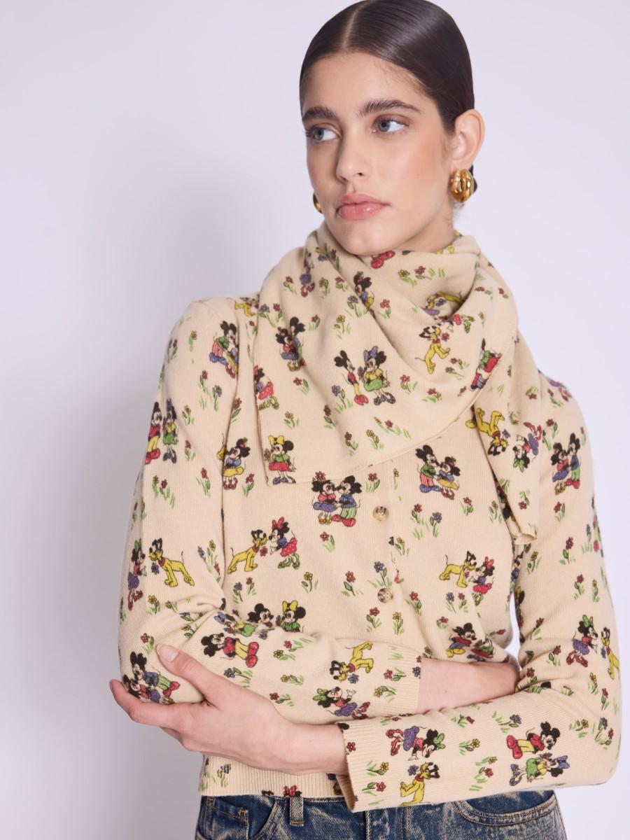 Berenice Echarpe OMICK Écharpe Imprimée Mickey