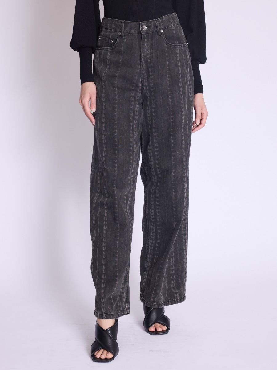 Berenice Jean ATLANTA Jean Droit Effet Liane Noir