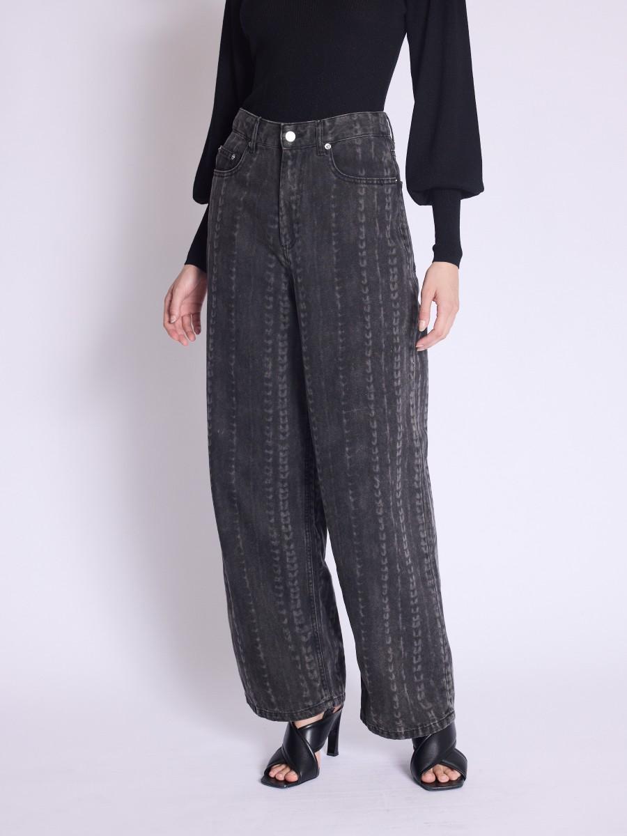 Berenice Jean ATLANTA Jean Droit Effet Liane Noir