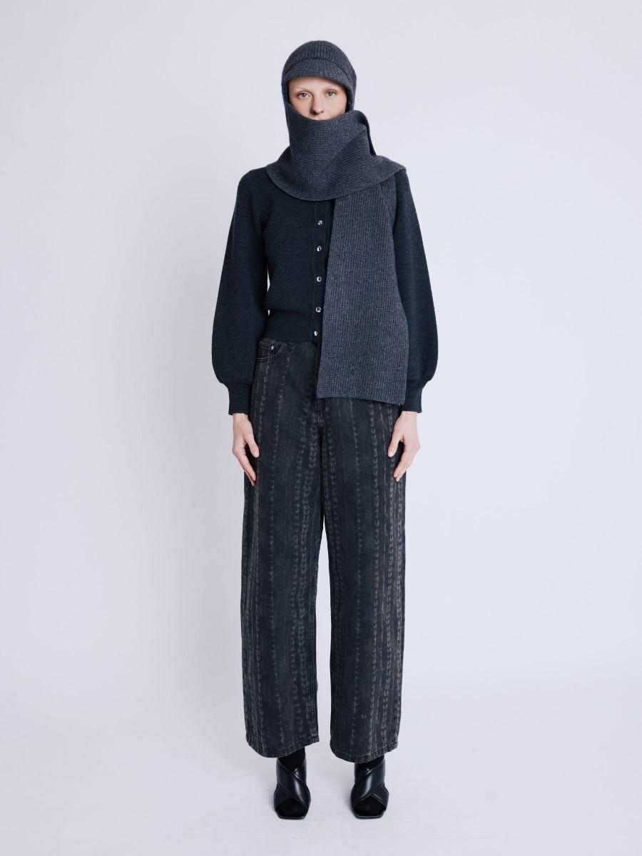 Berenice Jean ATLANTA Jean droit effet liane noir