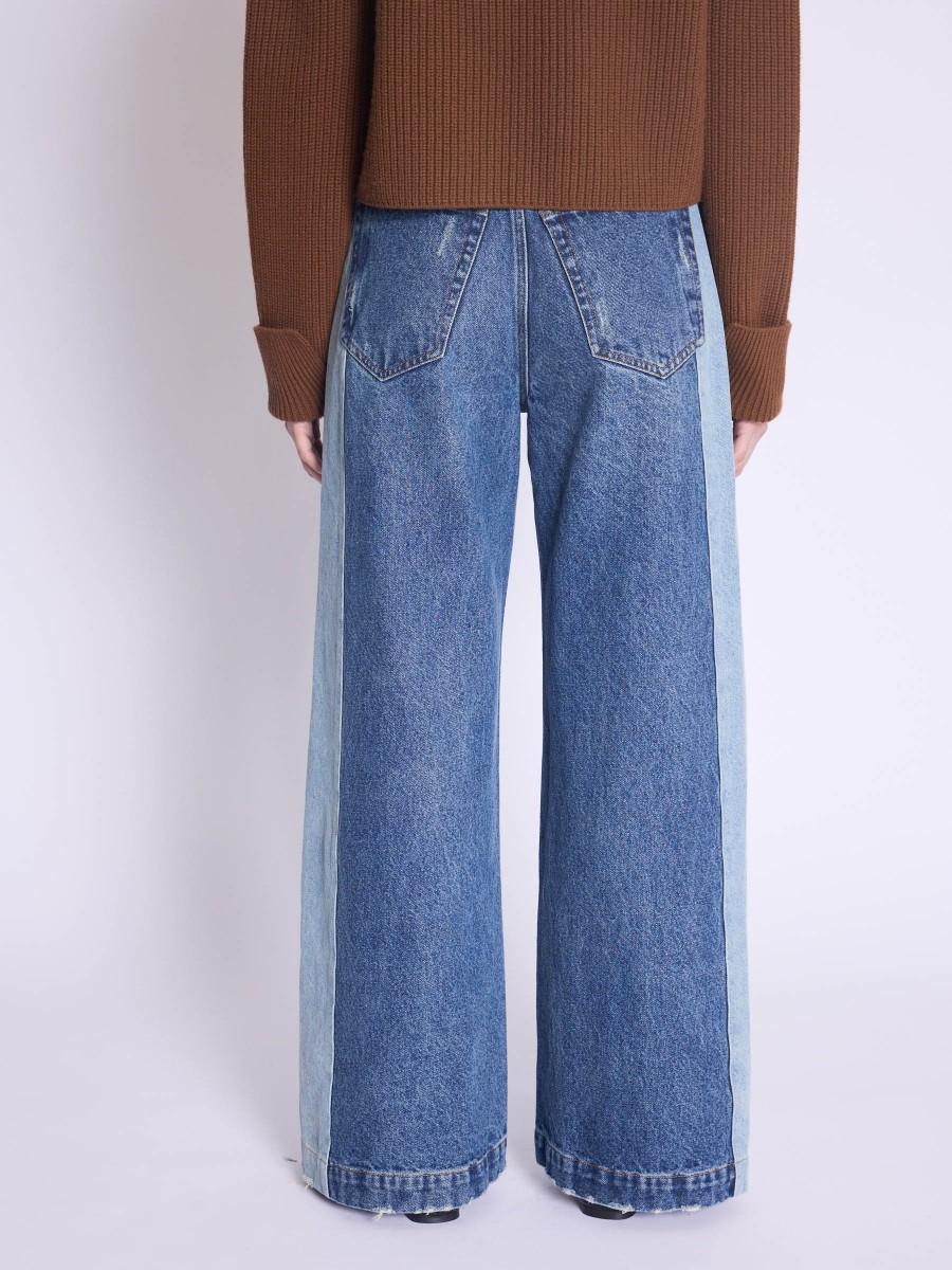 Berenice Jean COLOMBUS Jean Bicolore Oversize