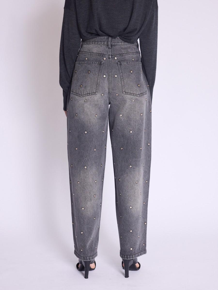 Berenice Jean MONACO Jean Coupe Droite Avec Rivets