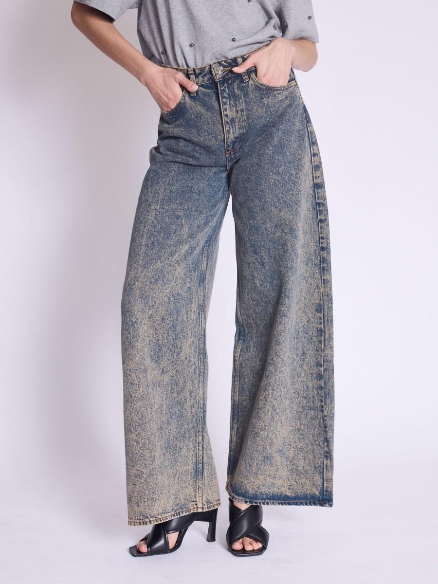 Berenice Jean OTAWA Jean Large Bleu Délavé