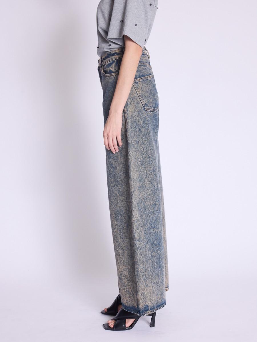 Berenice Jean OTAWA Jean Large Bleu Délavé