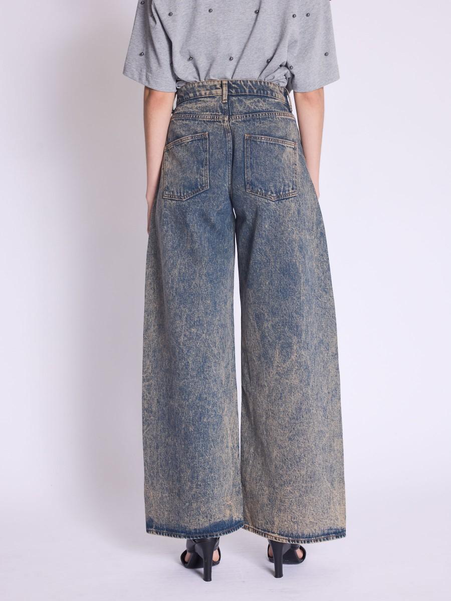 Berenice Jean OTAWA Jean Large Bleu Délavé