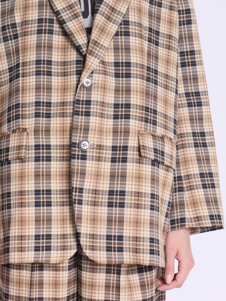 Berenice Blazer VERNILLA Blazer à Carreaux Oversize