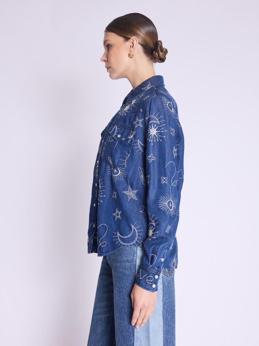 Berenice Chemise CABANA Chemise En Jean Motifs Constellation