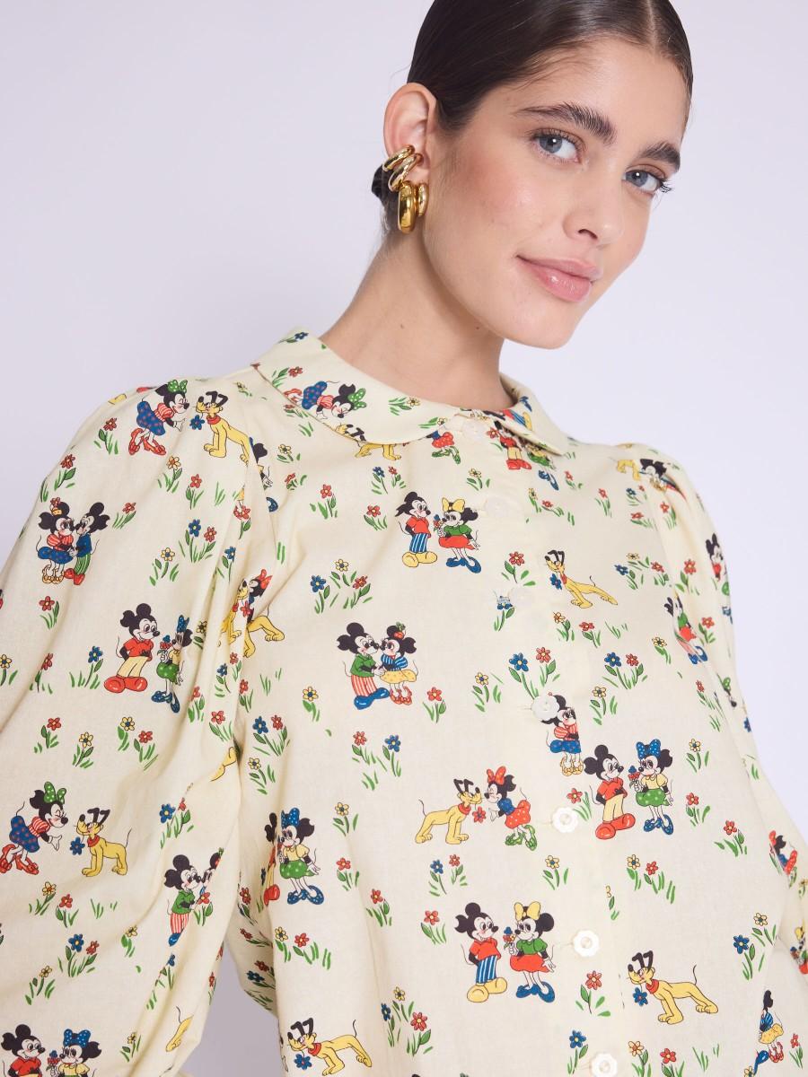 Berenice Chemise CISNEY Chemise à Manches Longues Mickey & Minnie