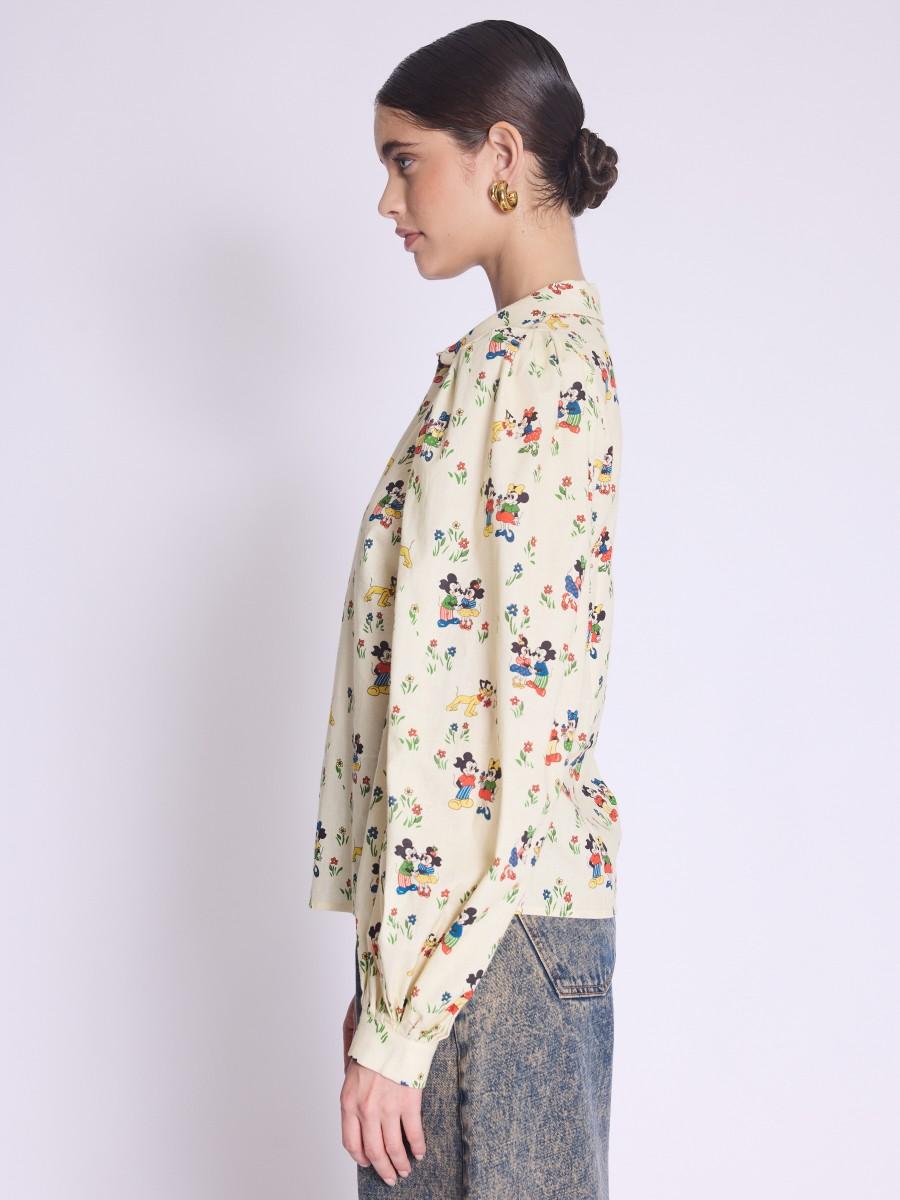 Berenice Chemise CISNEY Chemise à Manches Longues Mickey & Minnie