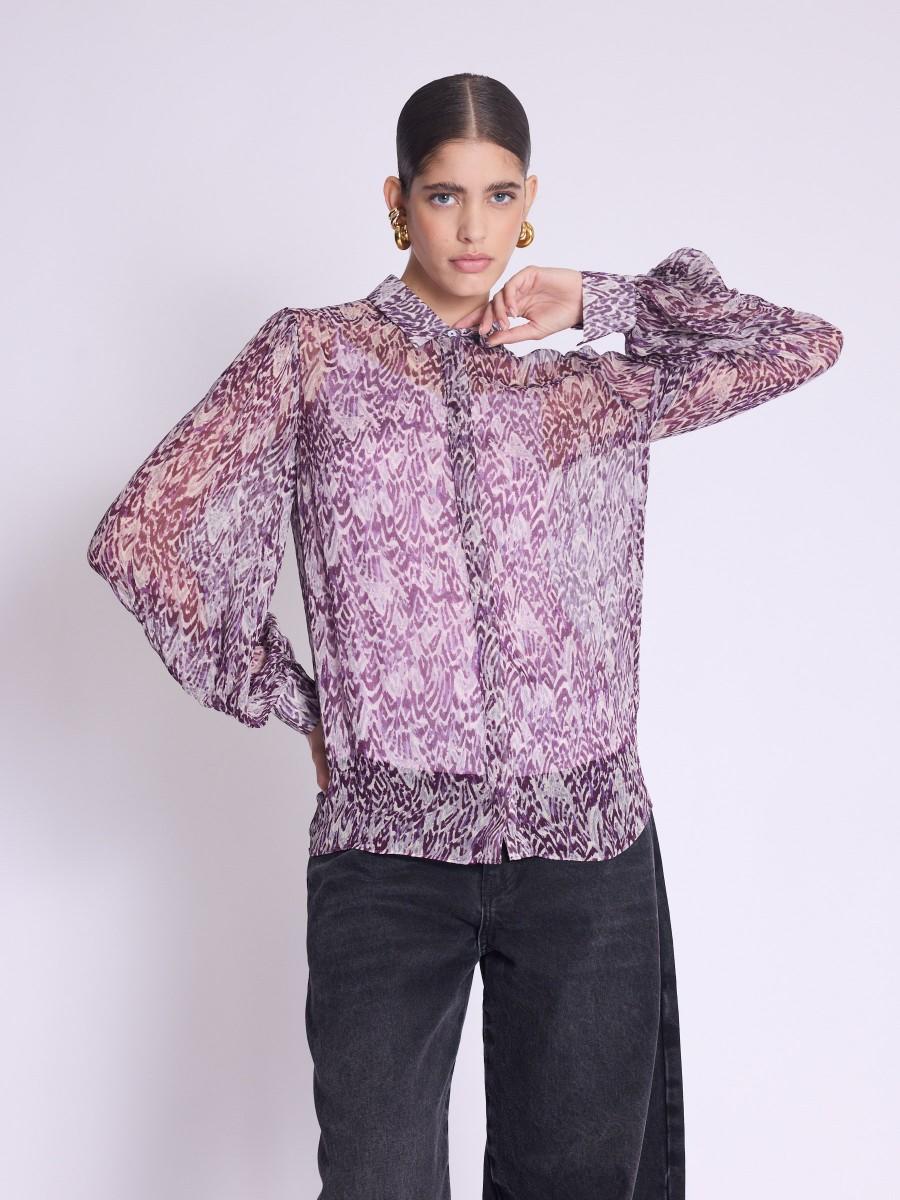 Berenice Chemise CLARA Chemise à Manches Longues Imprimée