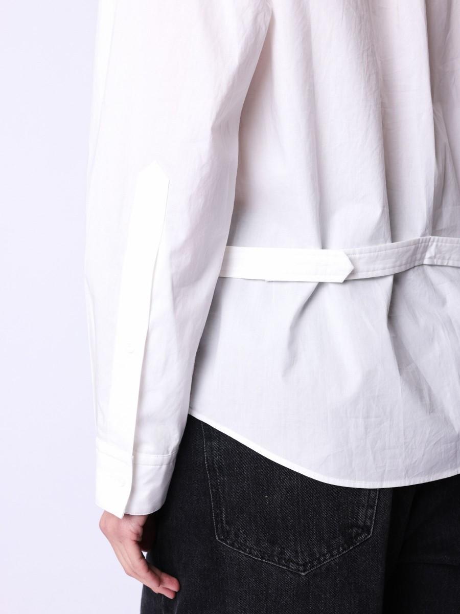 Berenice Chemise CLEMMY Chemise Blanche Avec Ceinture