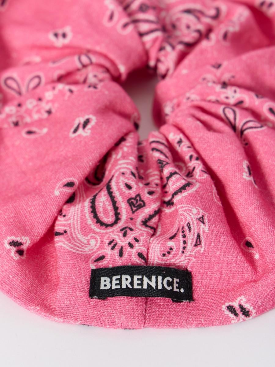 Berenice Chouchou élastique ACHOUCHOU Imprimé Bandana Rose