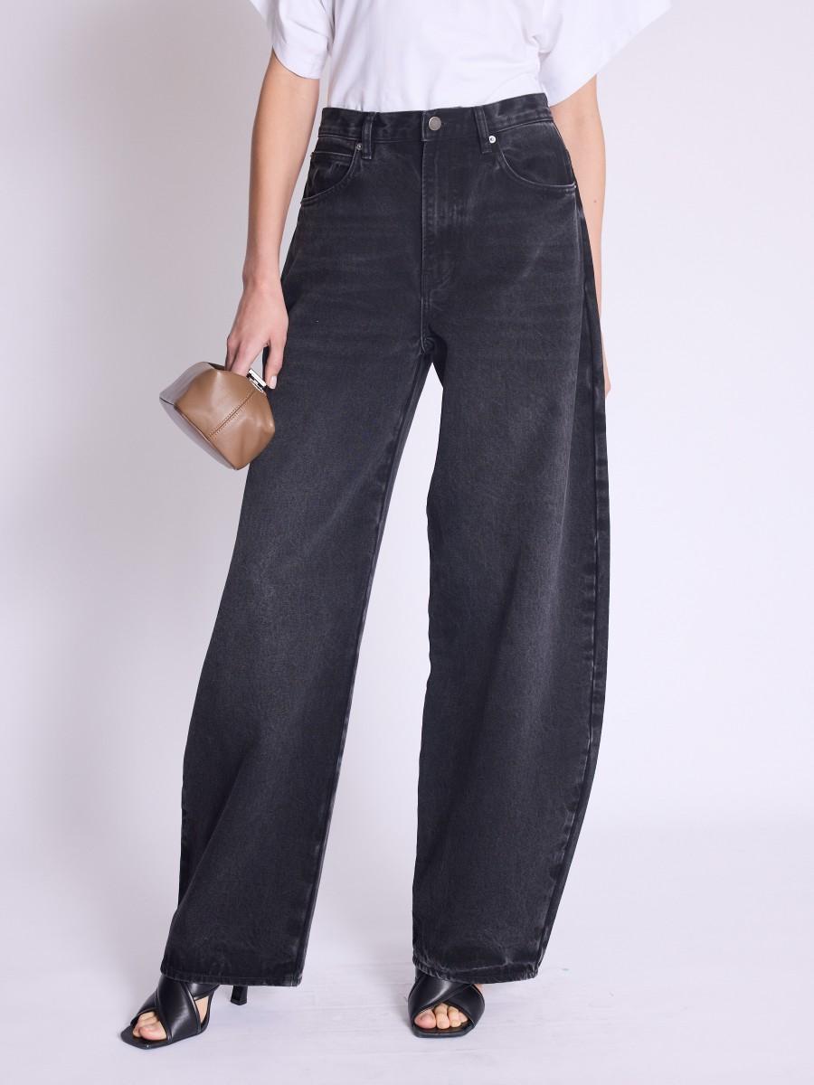 Berenice Jean MEXICO Jean Noir Coupe Wide Leg Ample