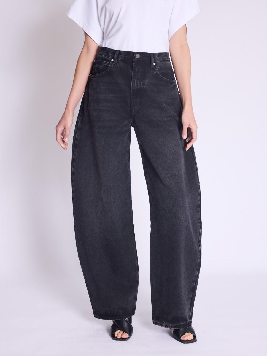 Berenice Jean MEXICO Jean Noir Coupe Wide Leg Ample