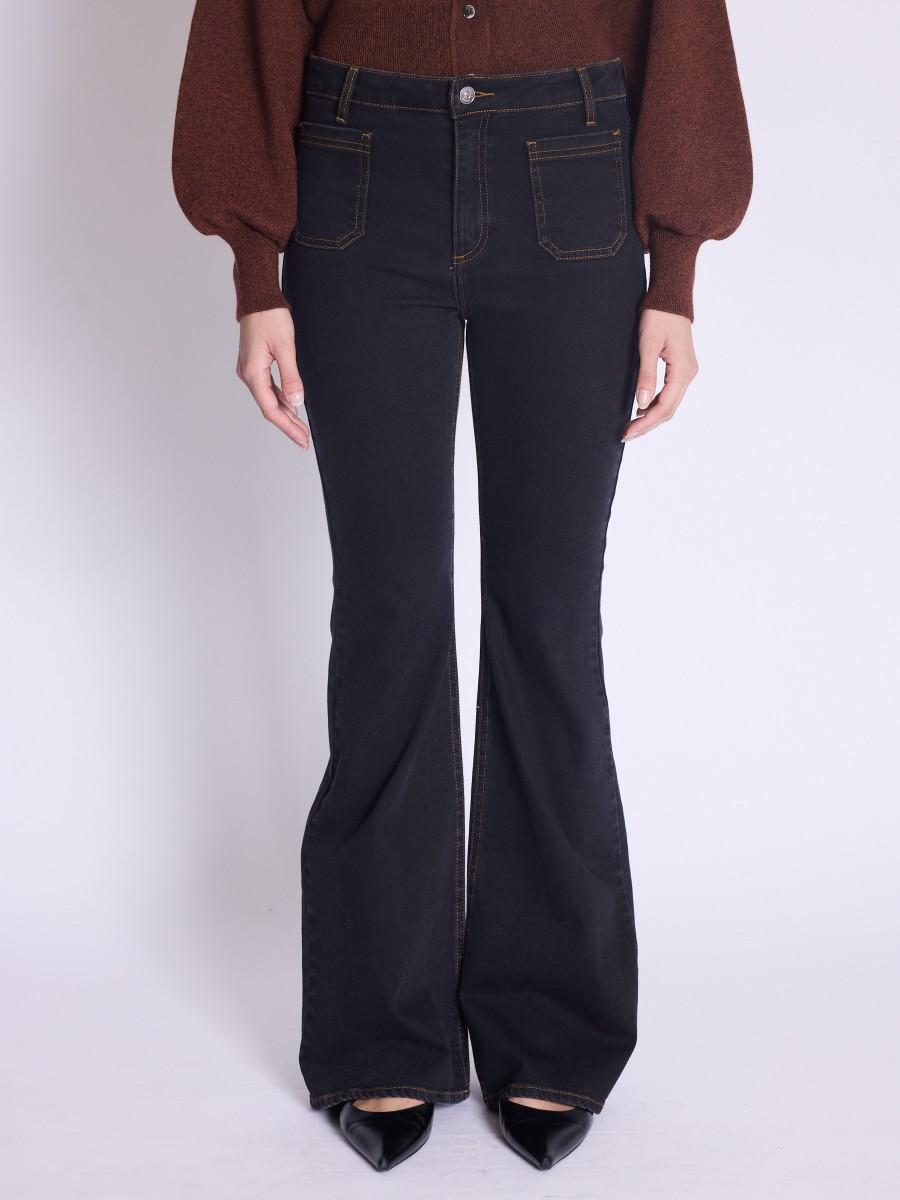Berenice Jean ODESSADENIM Jean Flare Avec Poches Plaquées