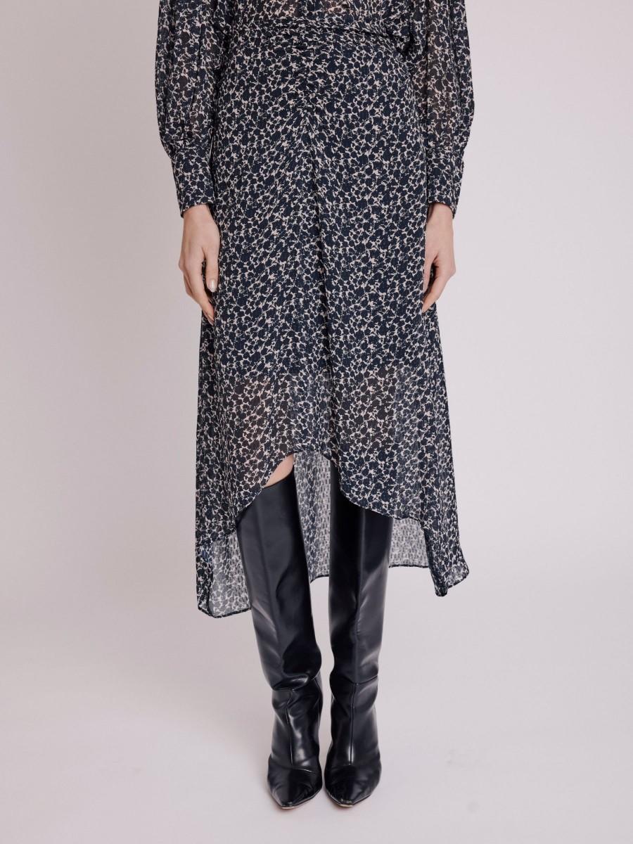 Berenice Jupe JOMY Jupe Longue Asymétrique Imprimée