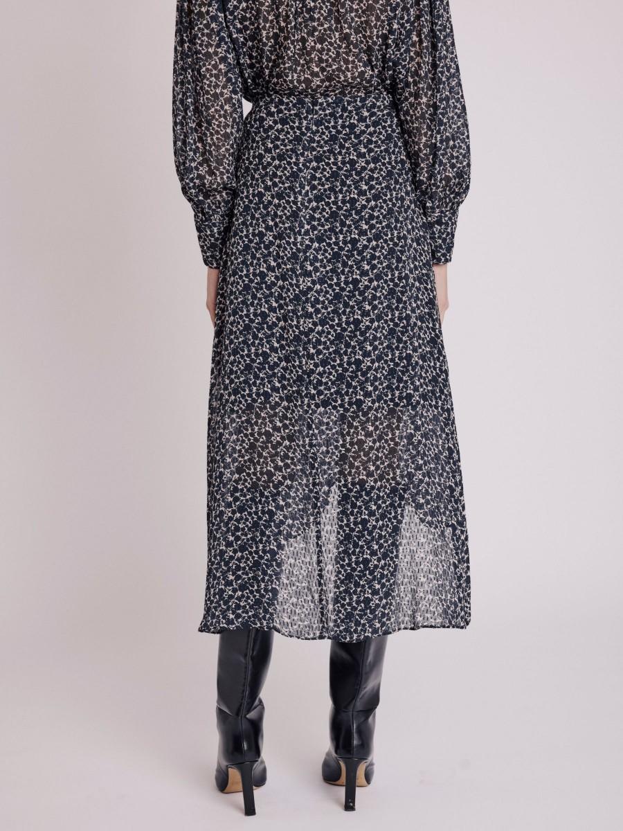 Berenice Jupe JOMY Jupe Longue Asymétrique Imprimée