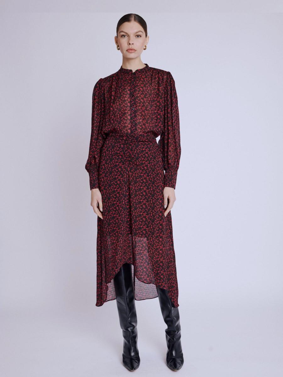 Berenice Jupe JOMY Jupe longue asymétrique imprimée