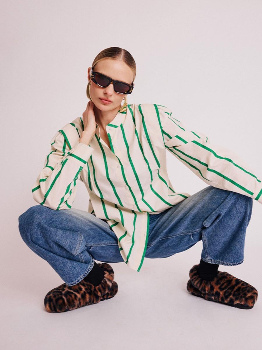 Berenice Mules ODELIA Mules fausse fourrure imprimé léopard Berenice Mules ODELIA Mules fausse fourrure imprimé léopard