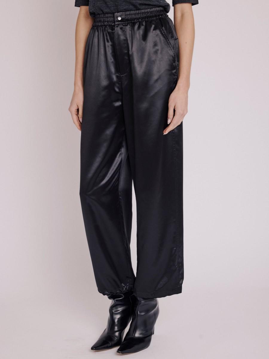 Berenice Pantalon PANDORA Pantalon Droit Fluide Avec élastique à La Taille