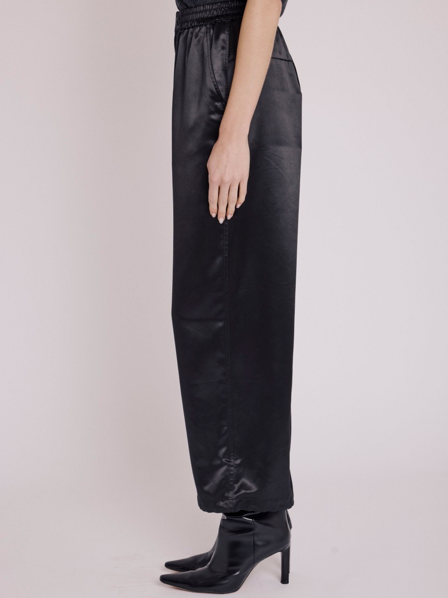 Berenice Pantalon PANDORA Pantalon Droit Fluide Avec élastique à La Taille