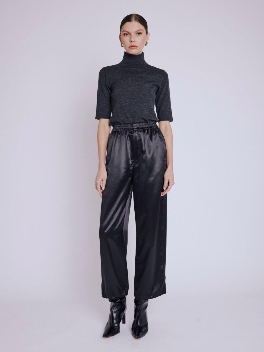 Berenice Pantalon PANDORA Pantalon droit fluide avec élastique à la taille