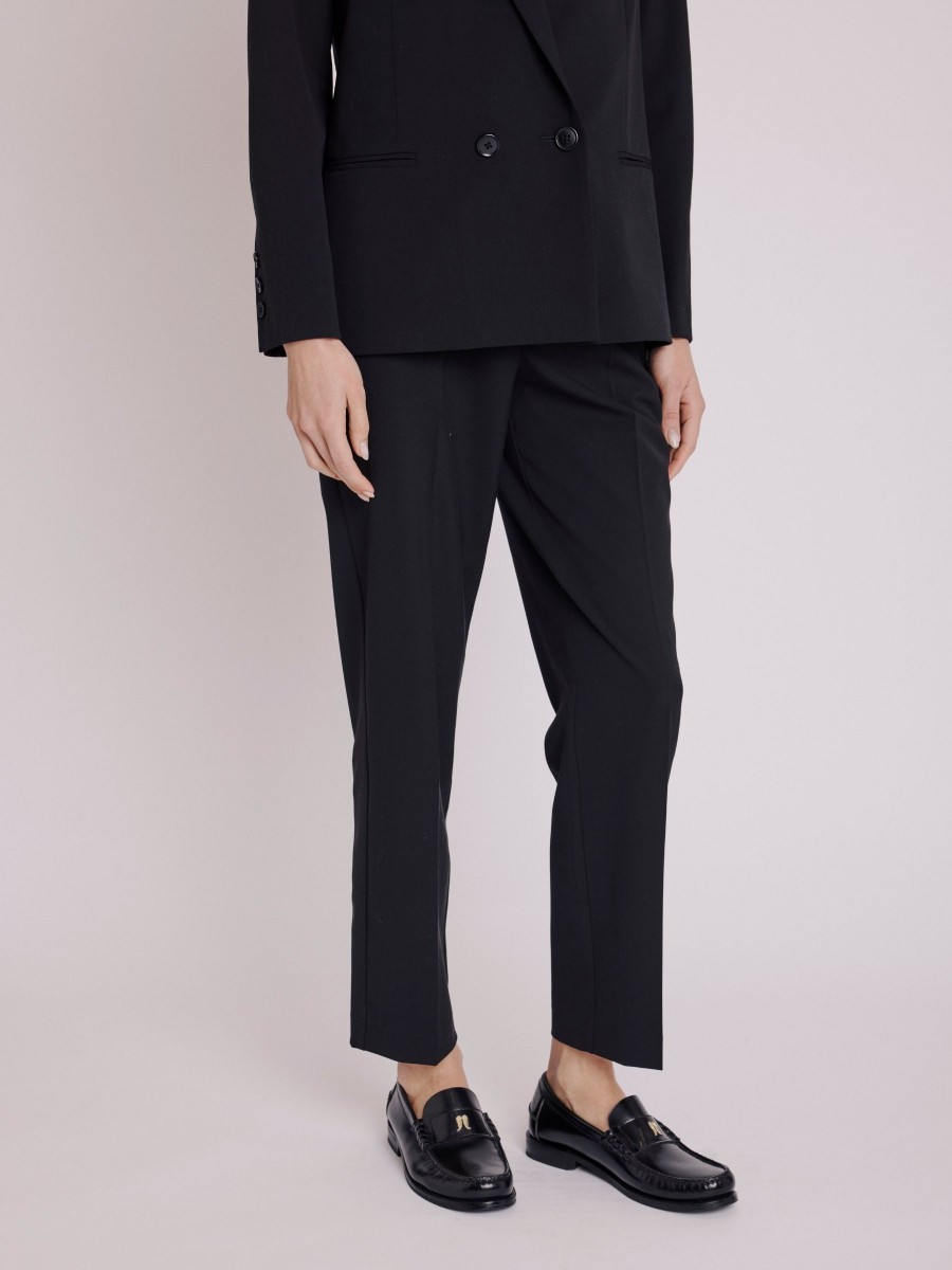 Berenice Pantalon PENNY Pantalon Tailleur Droit à Taille Mi-haut