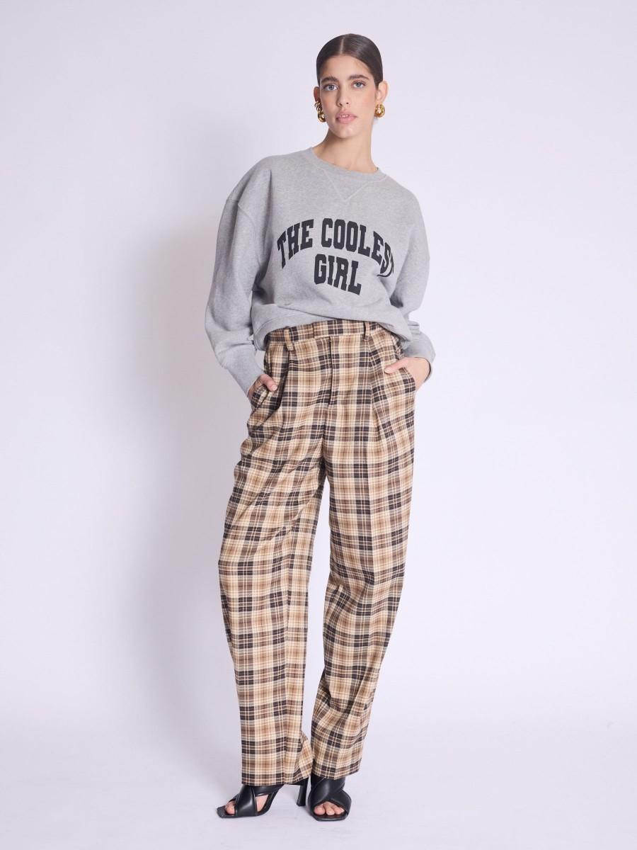 Berenice Pantalon PERNILLE Pantalon droit à carreaux classique