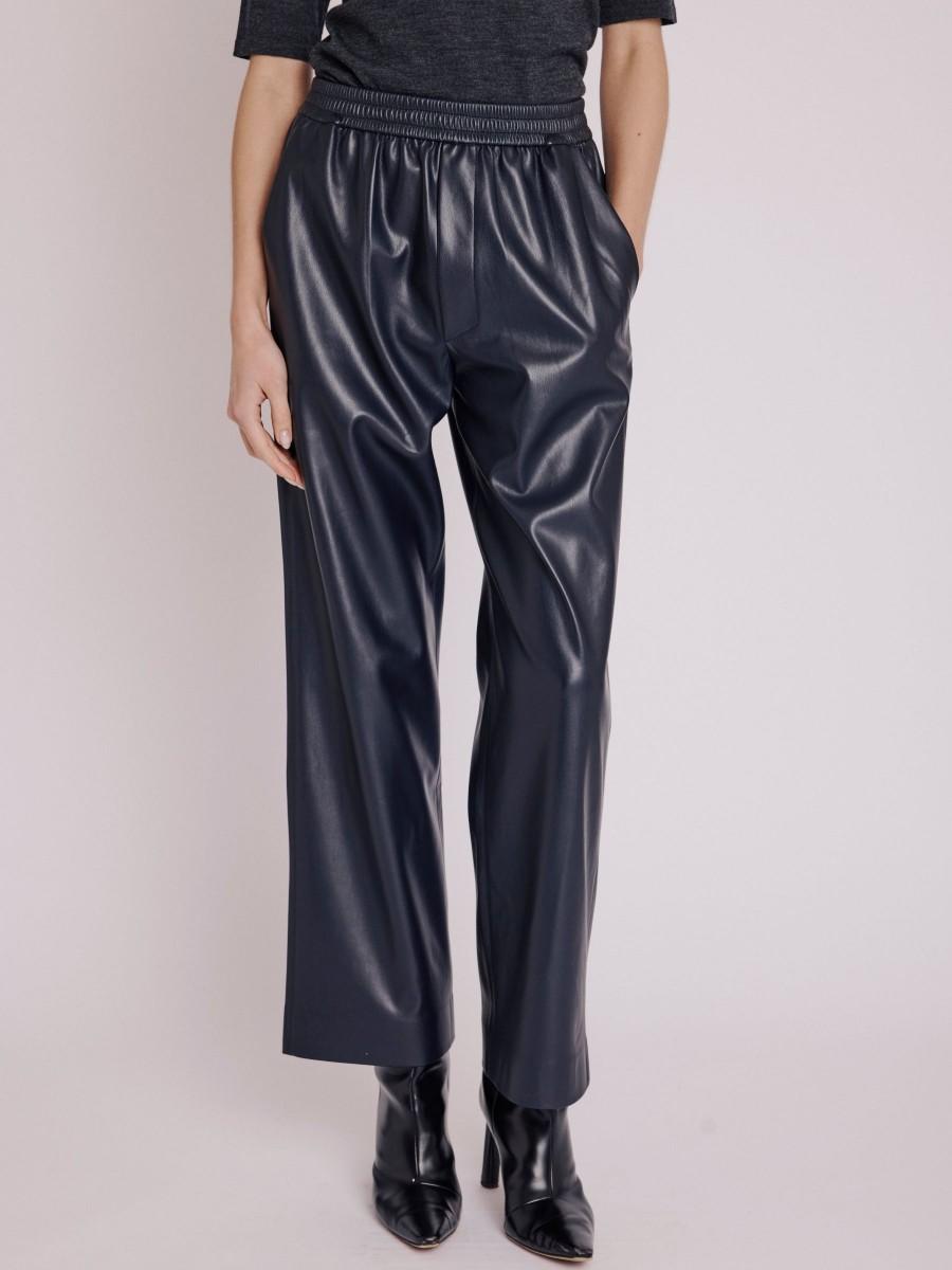 Berenice Pantalon PRESTON Pantalon En Simili Cuir Coupe Droite