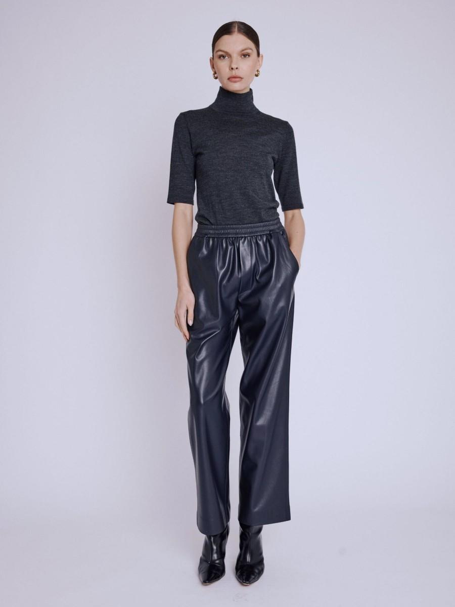 Berenice Pantalon PRESTON Pantalon en simili cuir coupe droite