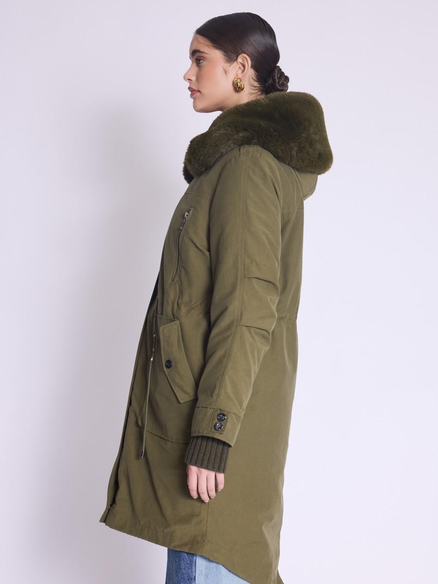 Berenice Parka MOLKI Parka Mi-longue à Capuche Fourrure