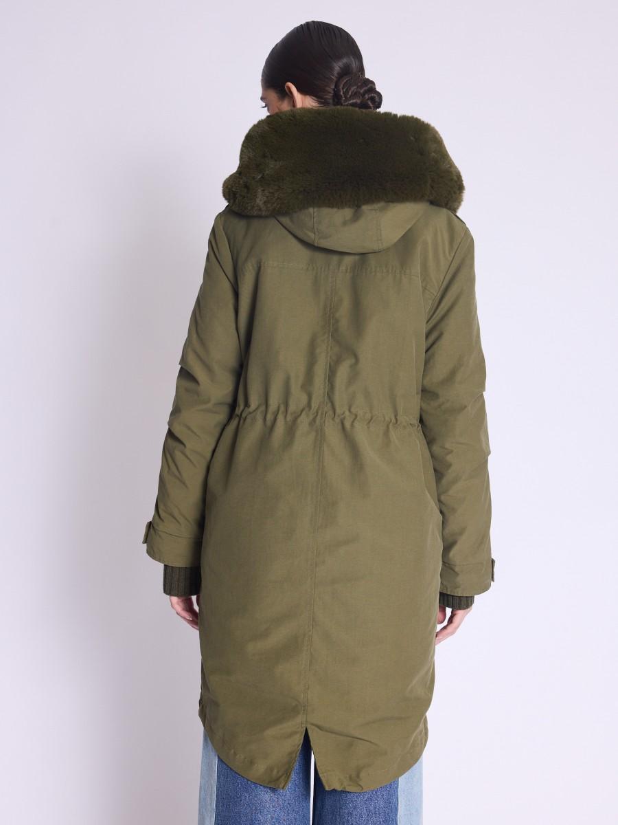 Berenice Parka MOLKI Parka Mi-longue à Capuche Fourrure