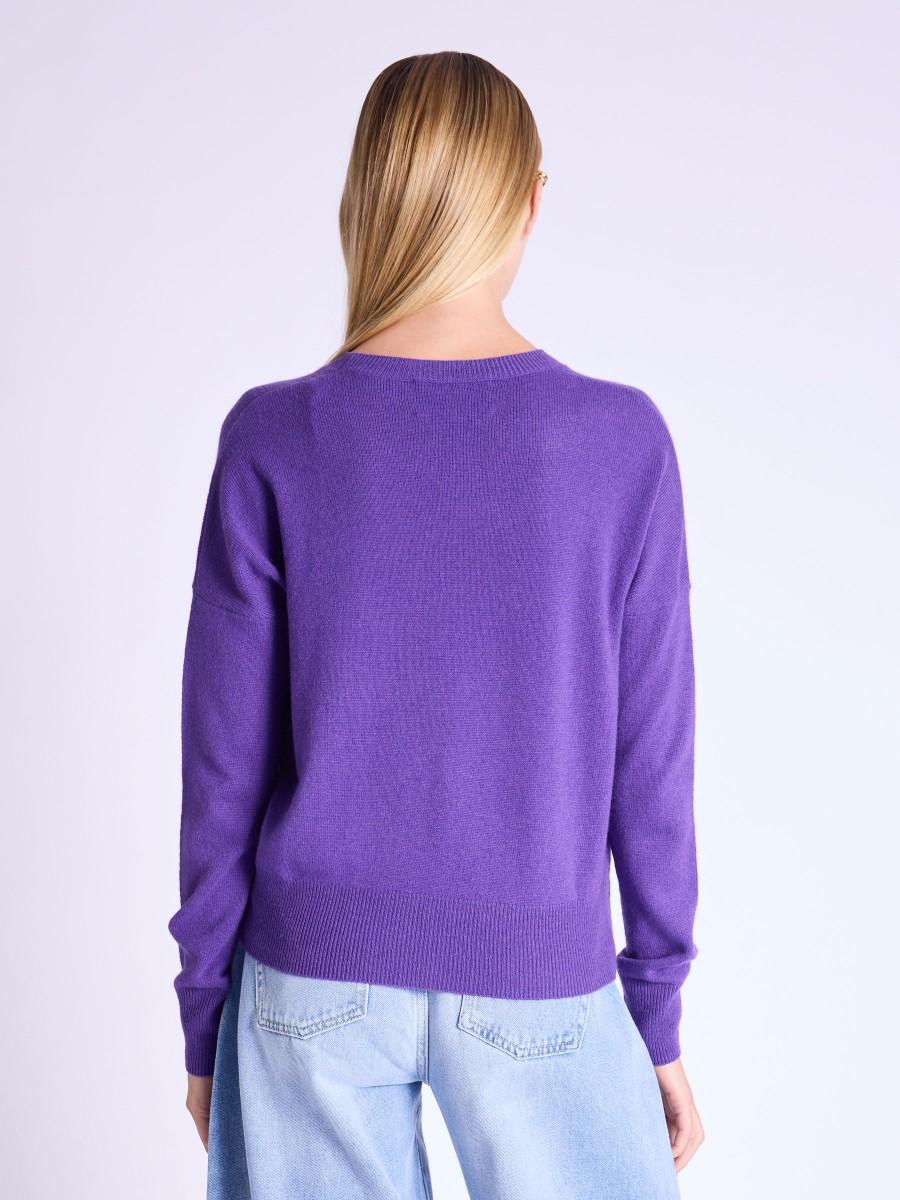 Berenice Pull AFANCYC Pull Violet Avec Inscription "The Coolest Girl"