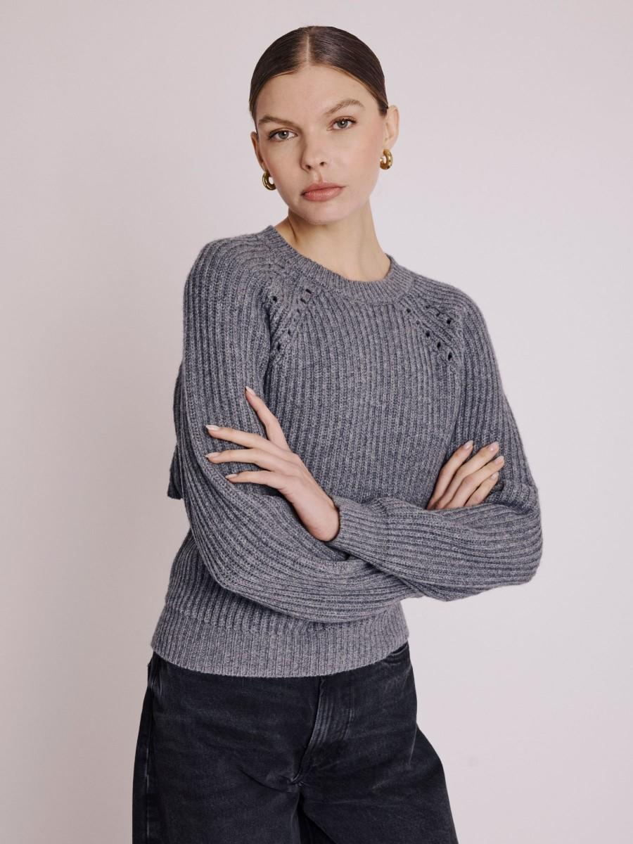 Berenice Pull AMALIA Pull Avec Ouverture Dans Le Dos Et Nœud Papillon