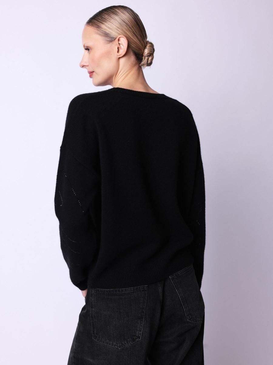 Berenice Pull APOLLO |Pull Manches Longues Orné De Strass