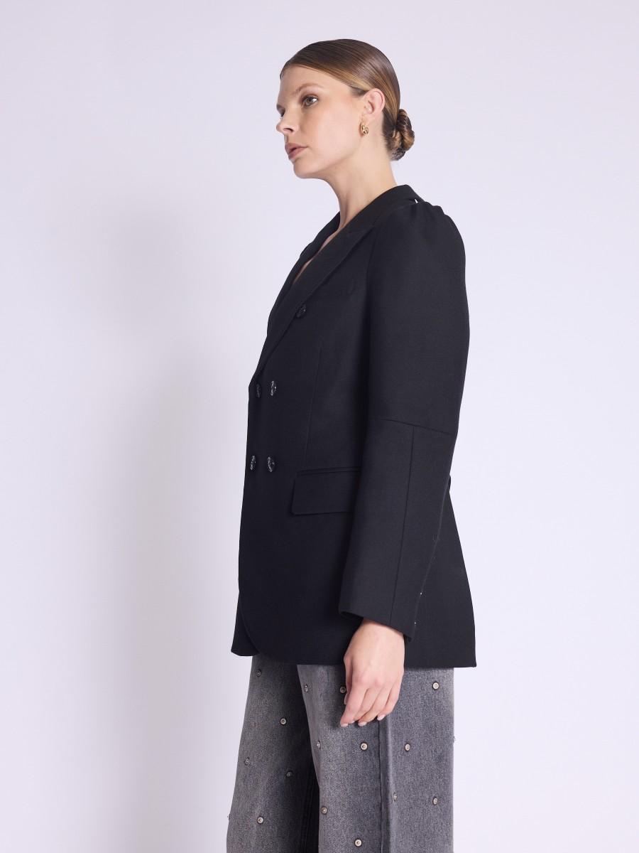 Berenice Tailleur VANITY |Tailleur Noir à épaulettes