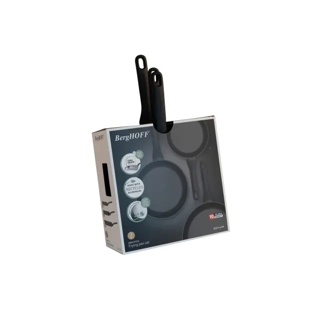 Berghoff 3 Pièces Poêles à Frire Antiadhésive Helix