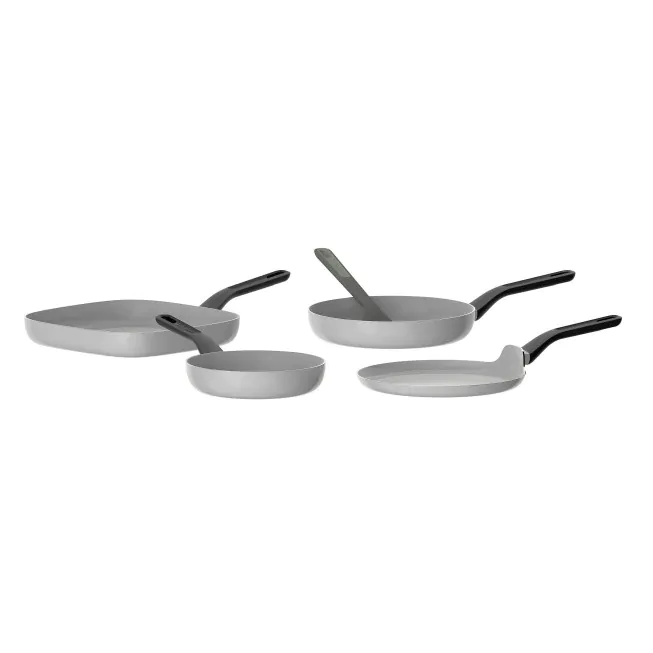 Berghoff 4-pcs Set De Poêles Antiadhérente Glints Spirit Et Spatule Balance