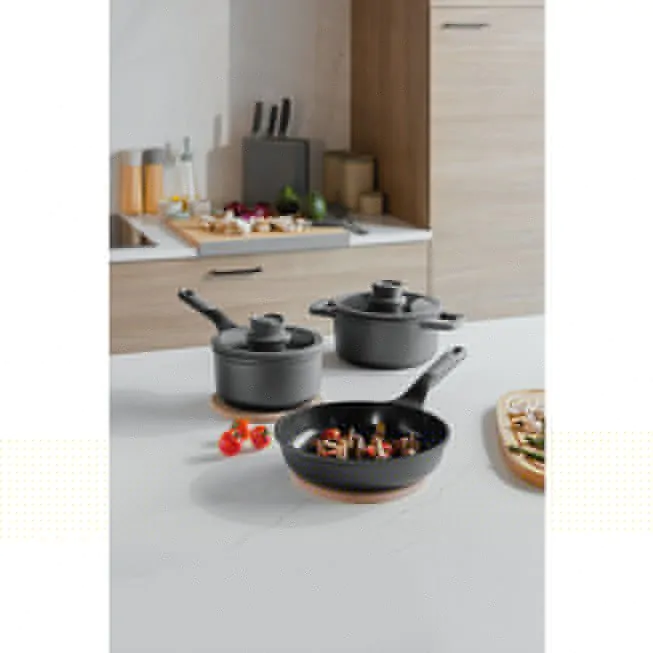 Berghoff 5-pcs Batterie De Cuisine Antiadhérente Stone+