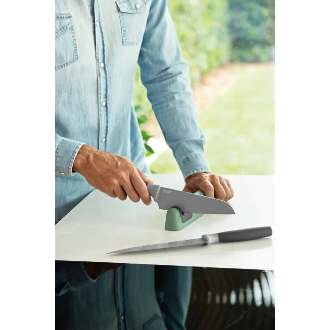 Berghoff Aiguiseur De Couteaux En Deux étapes Vert