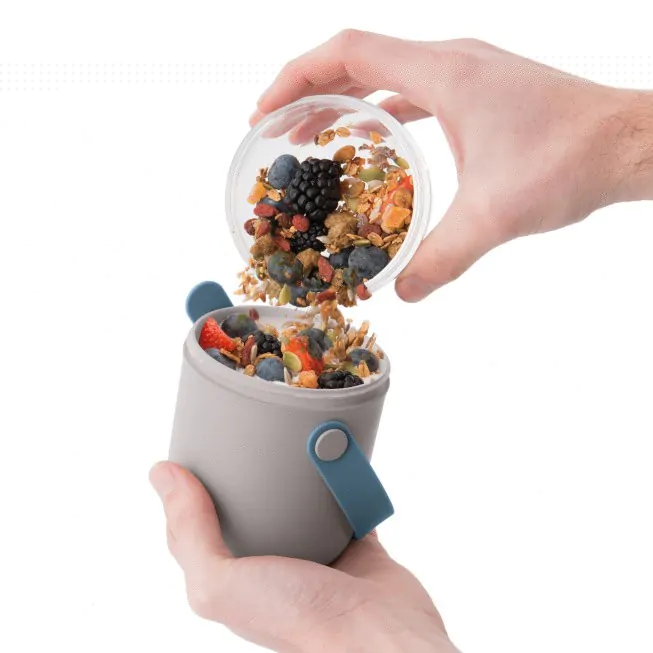 Berghoff Boîte à Déjeuner 2 En 1 Gris